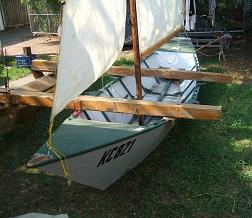 outrigger sailing canoe 1